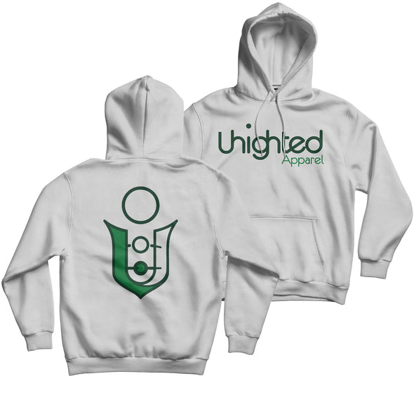 Uhighted Apparel Back Logo Grey Hoodie