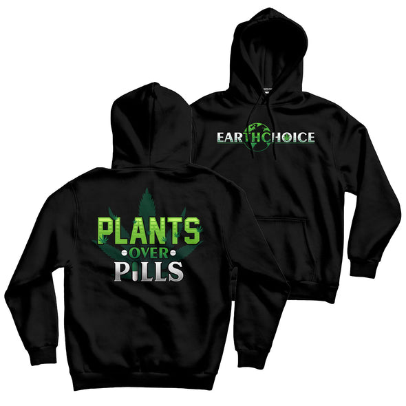 Plants Over Pills (Earthchoice) Hoodies