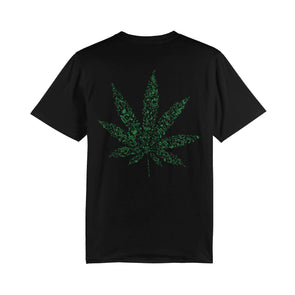 Uhighted-apparel leaf Black T-Shirt