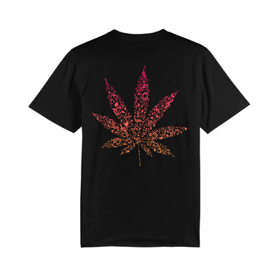 Uhighted-apparel leaf Black T-Shirt