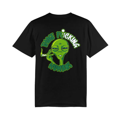 Alien black  Black T-Shirt