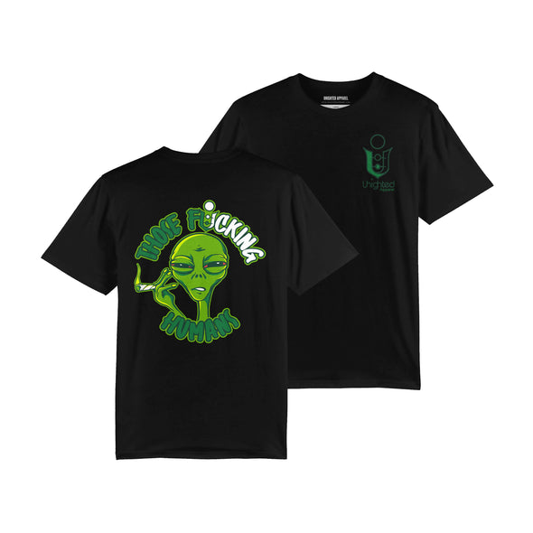 Alien black  Black T-Shirt